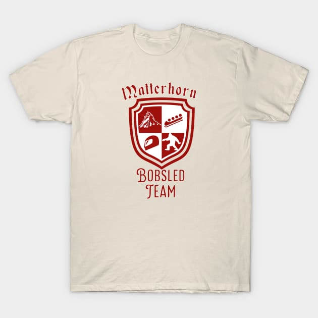 Matterhorn Bobsled Team T-Shirt by EnchantedTikiTees